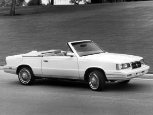 Dodge 600 ES Convertible 1986 года